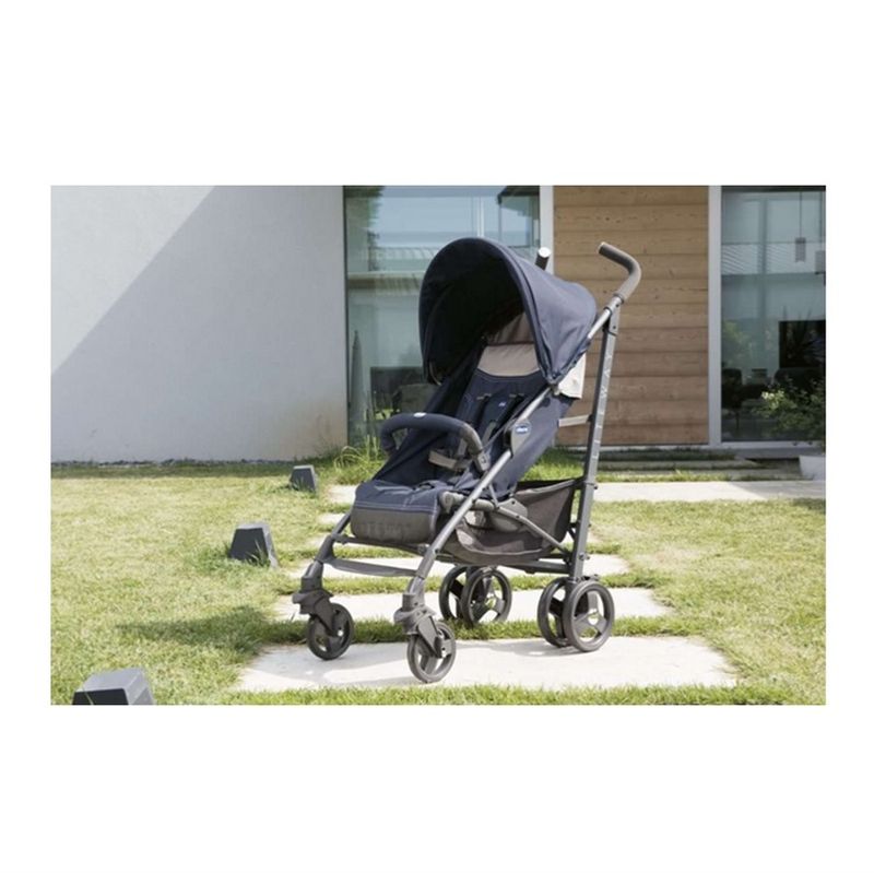 Carrinho De Bebe Lite Way Basic 3 Jet Black Chicco Passeio Baby Mega