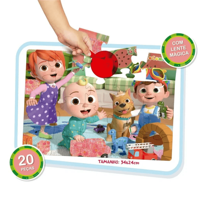 Jogo Puzzle 100 Pçs Quebra Cabeça Infantil Lol com Lente Mágica Presente  dia das Crianças - Elka - Quebra Cabeça - Magazine Luiza